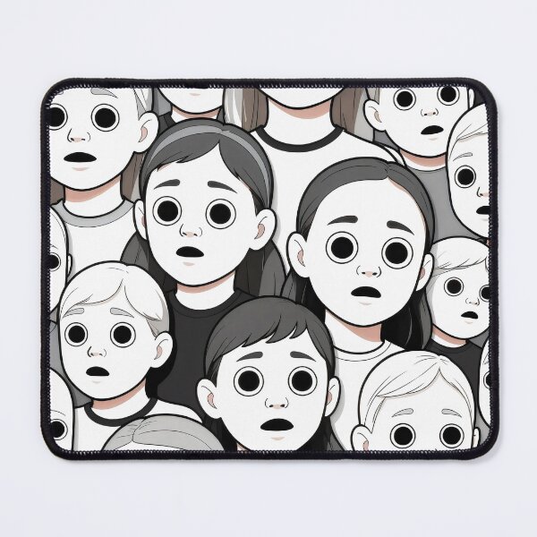 Item preview, Creepy Wide-Eyed Children Crowd designed and sold by Shoot-The-Moon.