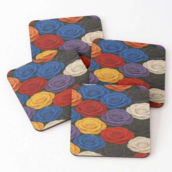 Item preview, Realistic Multicolored Roses Seamless Pattern designed and sold by nigejohn.