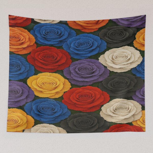 Item preview, Realistic Multicolored Roses Seamless Pattern designed and sold by nigejohn.
