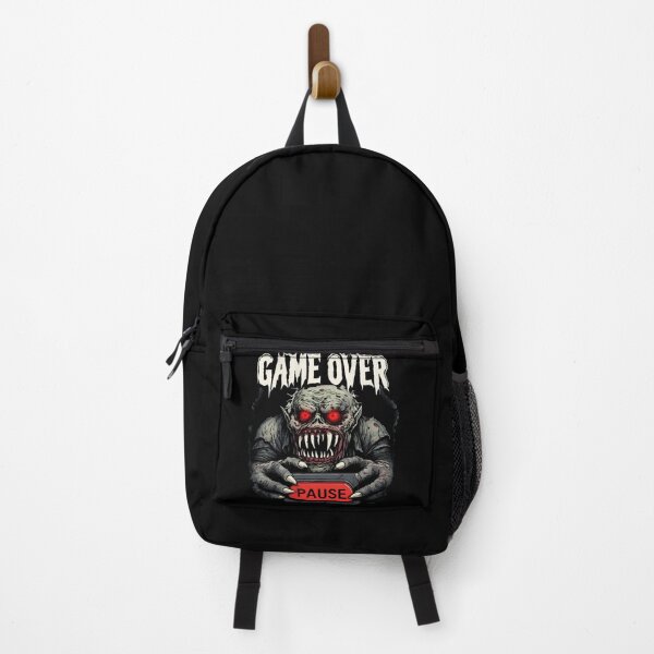 Item preview, funny games movie Horror Boss Fight Pause Button Funny designed and sold by Uglyandcute.