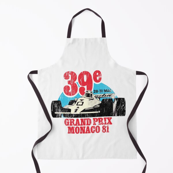 Item preview, 1981 Monaco Grand Prix - worn, distressed vintage finish designed and sold by retropetrol.