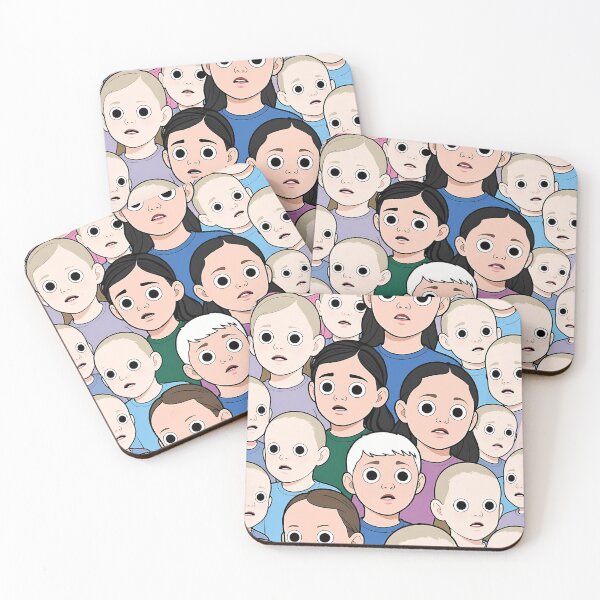 Item preview, Creepy Wide-Eyed Children Crowd designed and sold by Shoot-The-Moon.