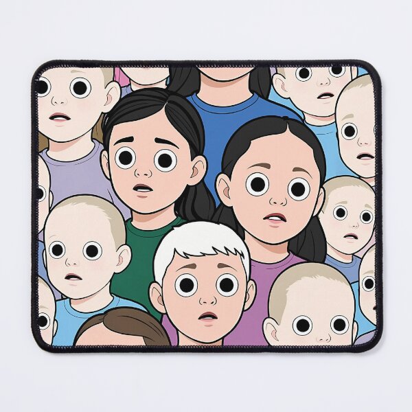 Item preview, Creepy Wide-Eyed Children Crowd designed and sold by Shoot-The-Moon.