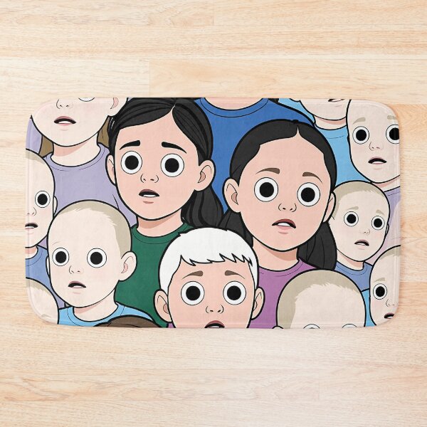 Item preview, Creepy Wide-Eyed Children Crowd designed and sold by Shoot-The-Moon.