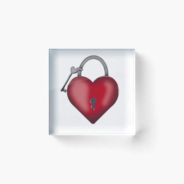 Item preview, Red Heart Lock designed and sold by DesignsByChloeZ.