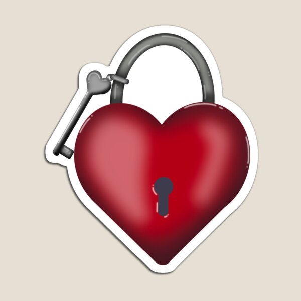 Item preview, Red Heart Lock designed and sold by DesignsByChloeZ.