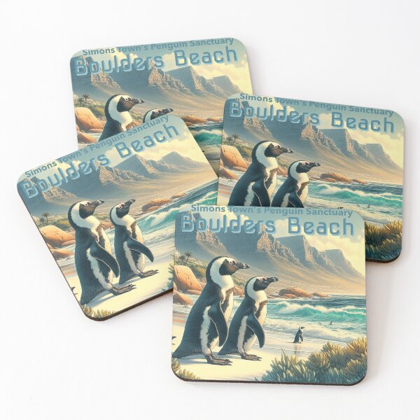 Item preview, Boulders Beach Penguins, Cape Town designed and sold by The Digital Compass.