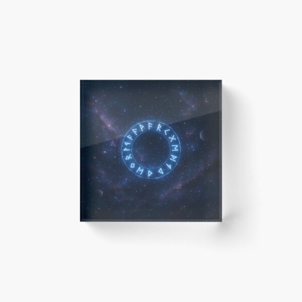 Item preview, Celestial Rune Circle – Cosmic Nordic Portal designed and sold by NorseDrip.