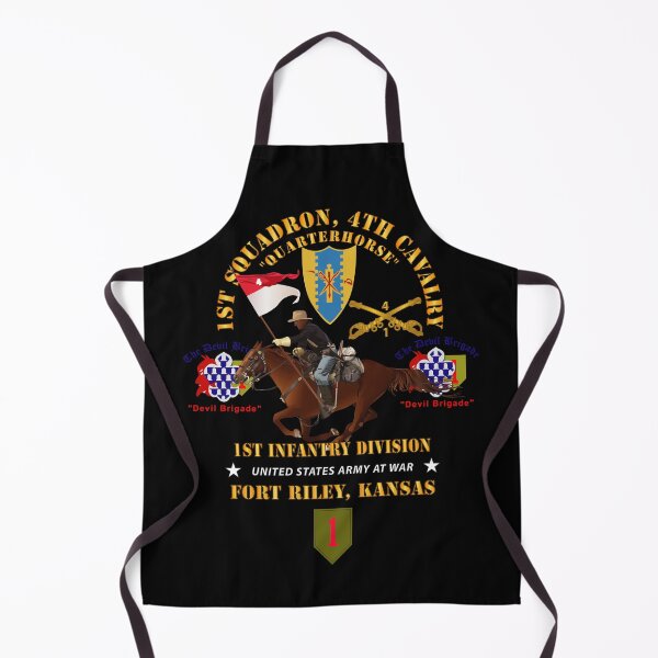 Item preview, Army - 1st Squadron, 4th Cavalry - 1st Inf Div - Devil Bde - Ft Riley, KS w Rider X 300 designed and sold by Military Insignia Products.