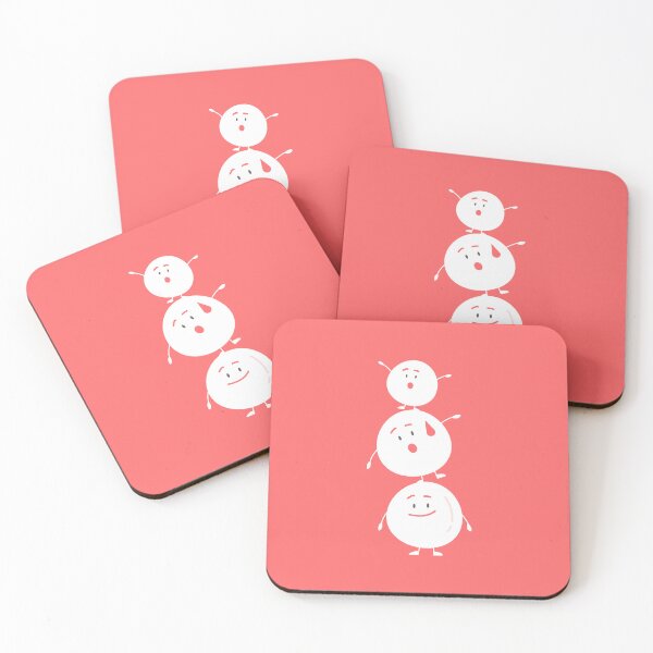 Item preview, Cute Stacked Cartoon Characters – Fun Playful Illustration designed and sold by hamsaswanart.