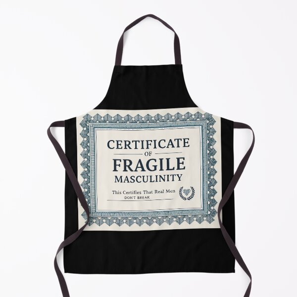 Item preview, Certificate of Fragile Masculinity – Funny Feminist Humor Design designed and sold by VividOrganica.