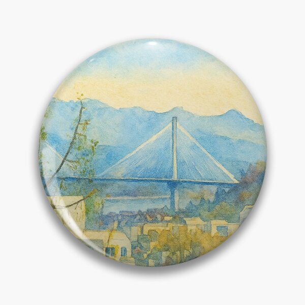 Item preview, Photo Art Bridge Round Abstract designed and sold by SmashingDeals.