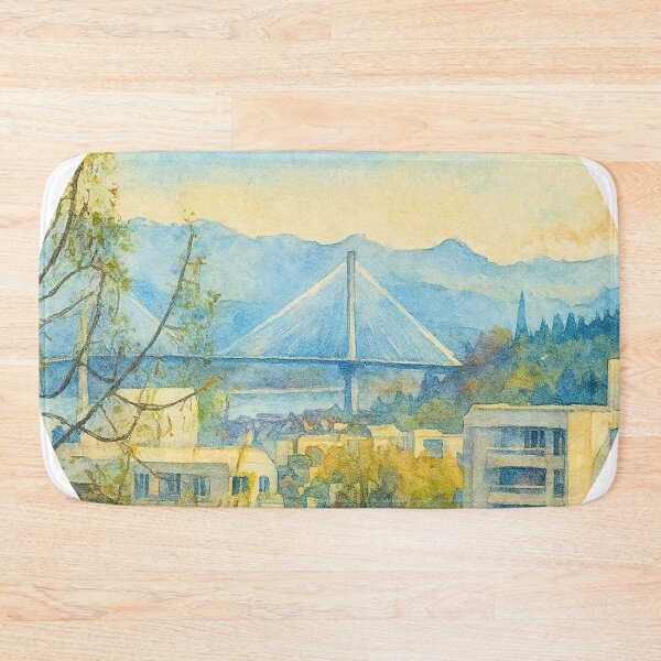 Item preview, Photo Art Bridge Round Abstract designed and sold by SmashingDeals.