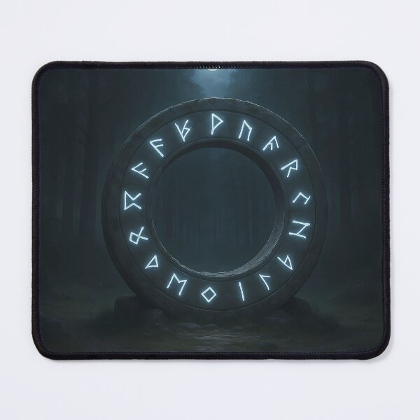 Item preview, Stone Rune Circle – Ancient Nordic Monument designed and sold by NorseDrip.