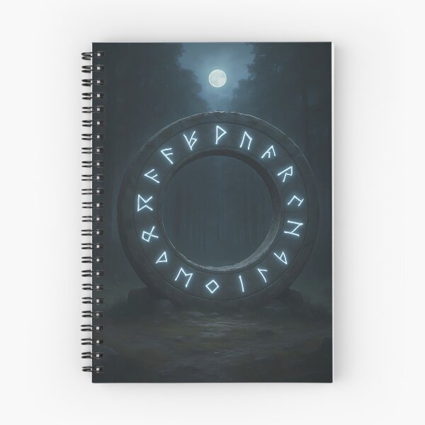Item preview, Stone Rune Circle – Ancient Nordic Monument designed and sold by NorseDrip.