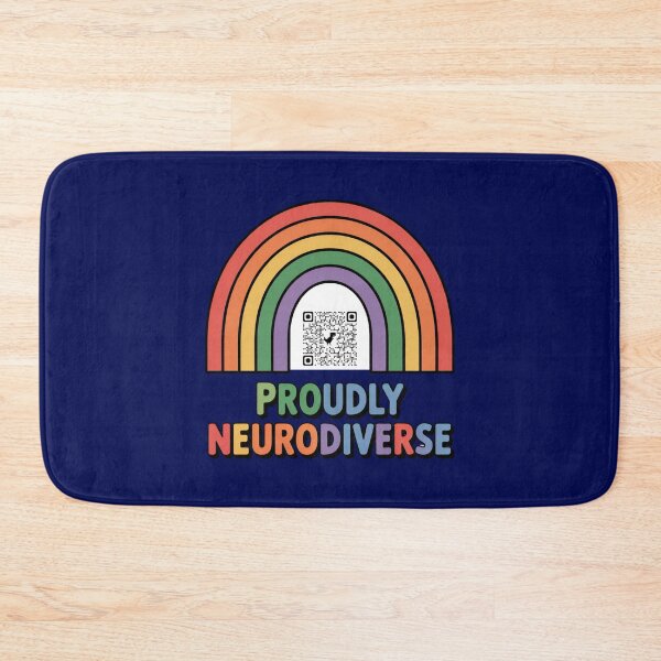 Item preview, Spectrum Code Rainbow – Proudly Neurodiverse (Autism QR Design) designed and sold by GENX-AUTISM-DAD.