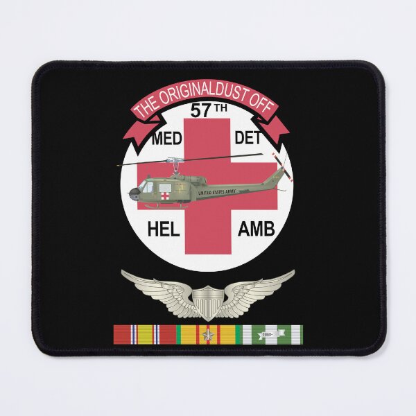 Item preview, Army - 57th Medical Company - Orignial Dustoff - Aviator Badge - Vietnam w VN SVC designed and sold by Military Insignia Products.