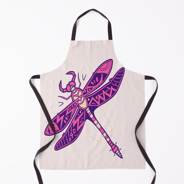 Item preview, Psychedelic Dragonfly – Neon Tribal Insect Art designed and sold by AgarutanPrint.
