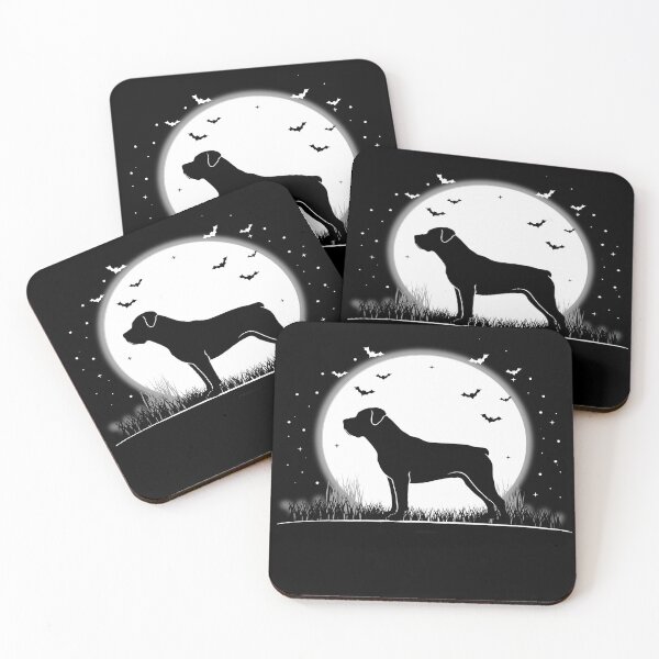 Item preview, Boerboel Dog – Halloween Moon Silhouette designed and sold by The Real Life Symphony.
