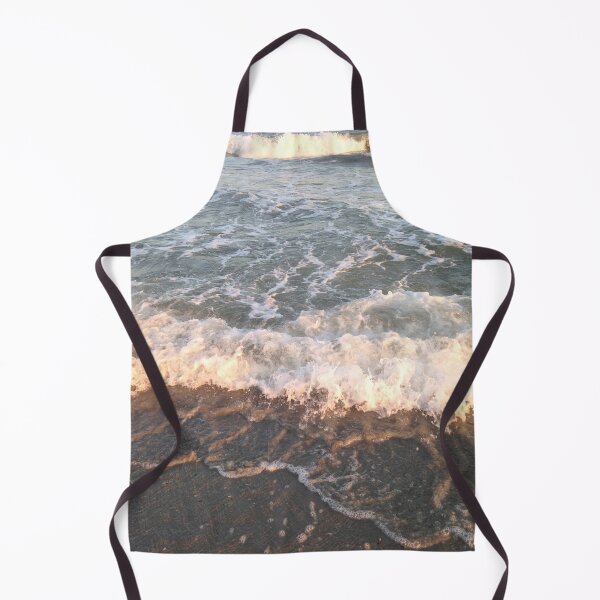 Item preview, Pink Ocean Wave Breaking at Sunset designed and sold by LeslieMac713.