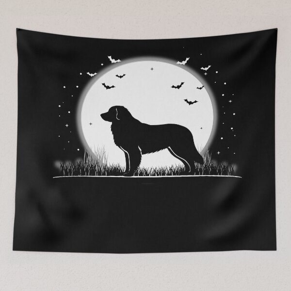 Item preview, Leonberger Dog – Halloween Moon Silhouette designed and sold by The Real Life Symphony.