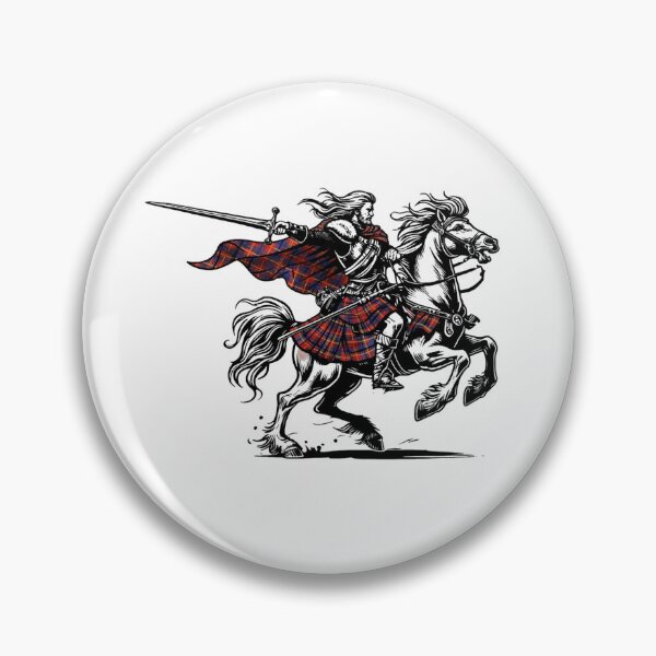 Item preview, Scottish Highland Warrior on Horseback designed and sold by CelticSoulShop.
