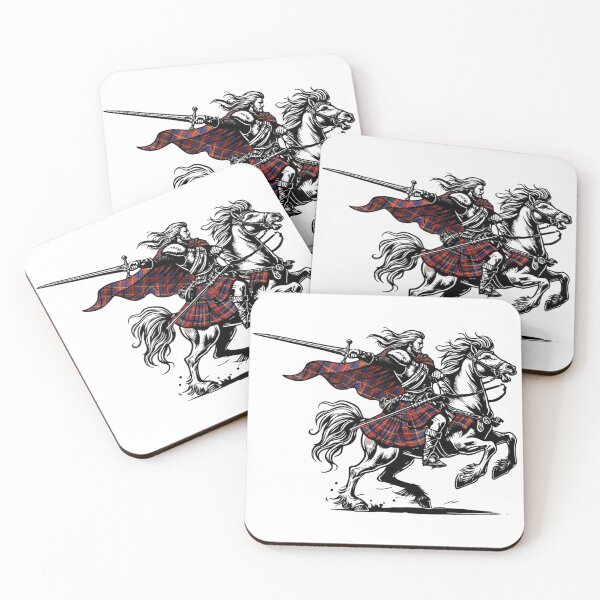 Item preview, Scottish Highland Warrior on Horseback designed and sold by CelticSoulShop.
