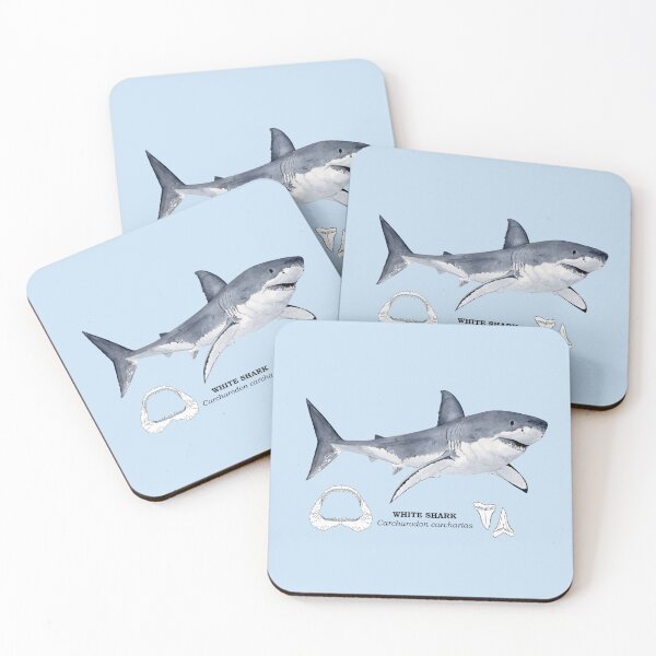 Item preview, GREAT WHITE SHARK-name, jaws and teeth designed and sold by BEATRIZ ABAITUA.