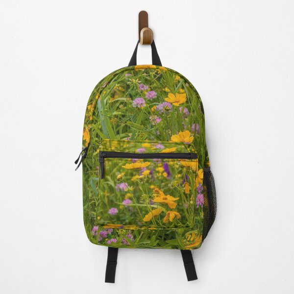 Item preview, Pretty Tickseed or Coreopsis Growing with Purple Crown Vetch designed and sold by LINDA MCKUSICK.