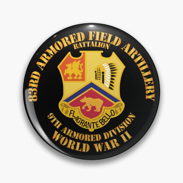 Item preview, Army - 83rd Armored Field Artillery Bn -  9th Armor Div - WWII designed and sold by Military Insignia Products.