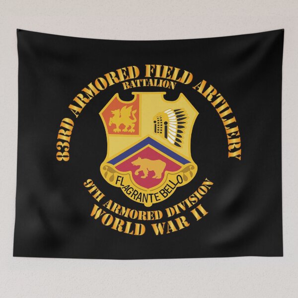 Item preview, Army - 83rd Armored Field Artillery Bn -  9th Armor Div - WWII designed and sold by Military Insignia Products.