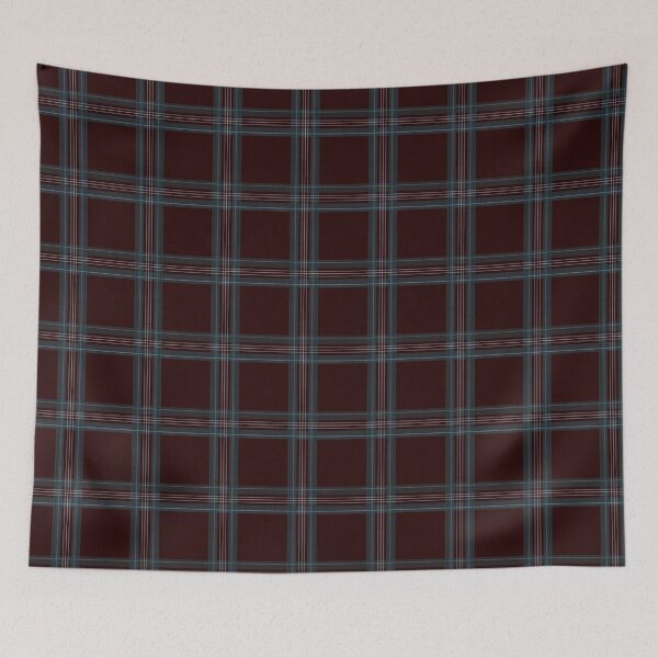 Item preview, Plaid Pattern Reddish Brown Turquoise  designed and sold by sarahsdesigns02.