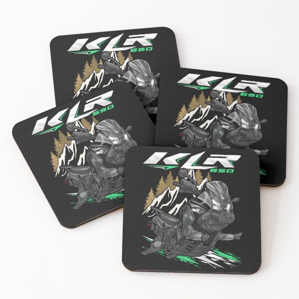Item preview, Kawasaki KLR650 2014-2015 (Metallic Flat Raw Graystone & Ebony) for Motorcycle Riders designed and sold by MotoApparelHub.