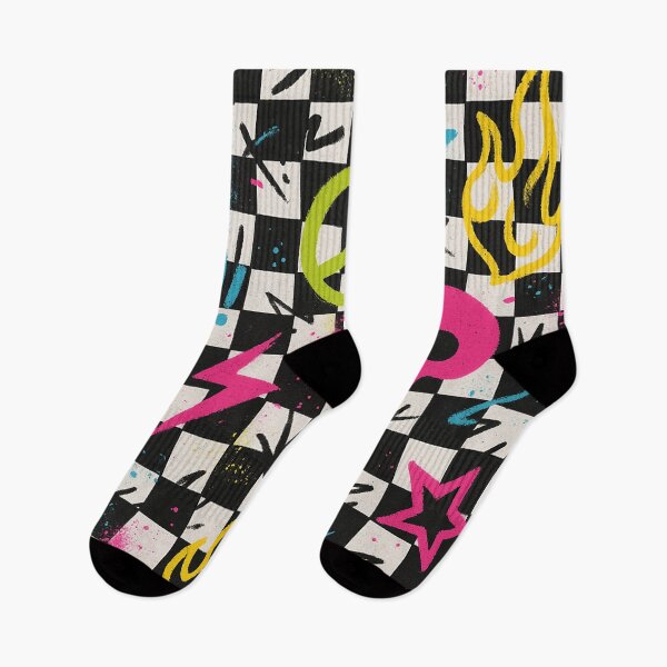 Item preview, 80s 90s Skate Culture Retro Checkerboard Pattern designed and sold by Graphics4X.