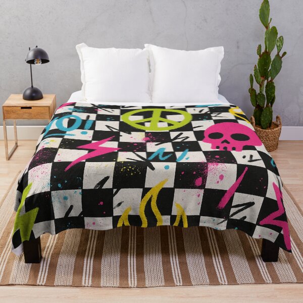 Item preview, 80s 90s Skate Culture Retro Checkerboard Pattern designed and sold by Graphics4X.