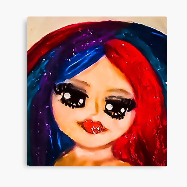 Mermaid in the Sand Canvas Print