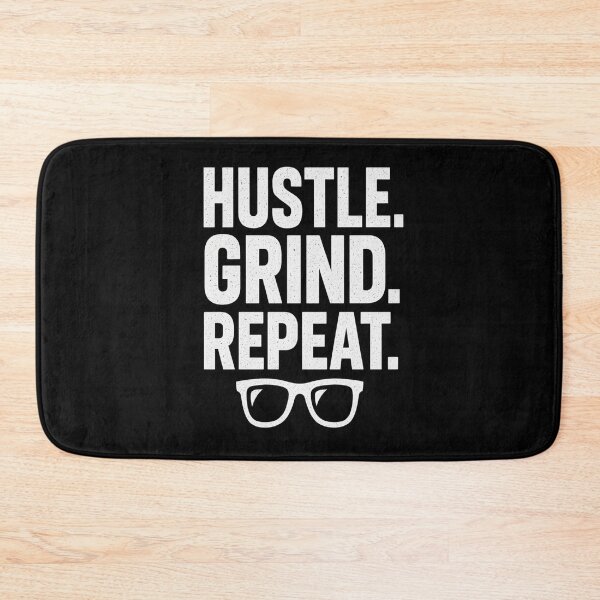 Item preview, Hustle Grind Repeat – Urban Streetwear Bold Typography designed and sold by ArthUpscale.