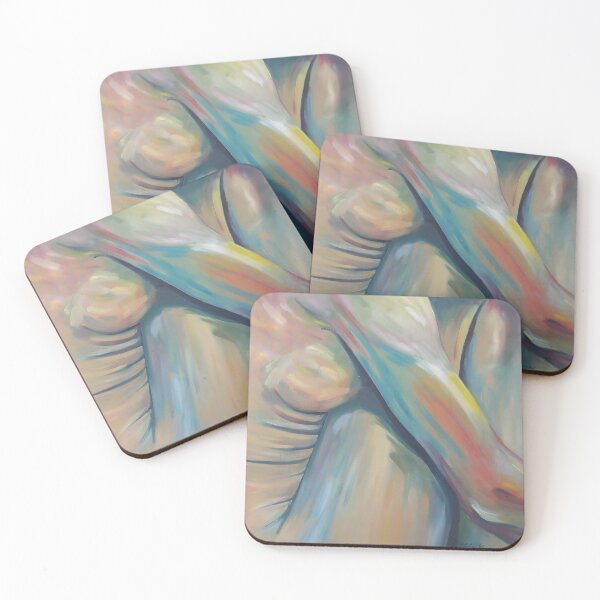 Item preview, Flesh Fragments – Figurative Oil Painting designed and sold by EricPelleau.