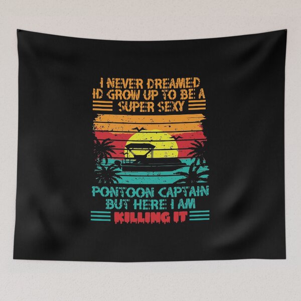 Item preview, Vintage Pontoon Captain , Funny boat Lover Tee, Nautical Humor Boat Shirt, Lake Life Gift, Retro Summer Captain designed and sold by CHAKSTYLE.