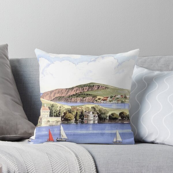 Item preview, Sailing at Bantham(Watercolour + AI) designed and sold by artsmeow.