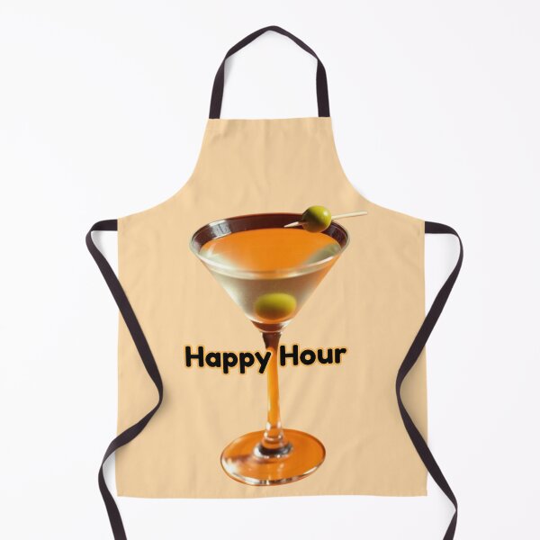 Item preview, Happy Hour – Martini Glass Cocktail Design designed and sold by PriyaMagic.