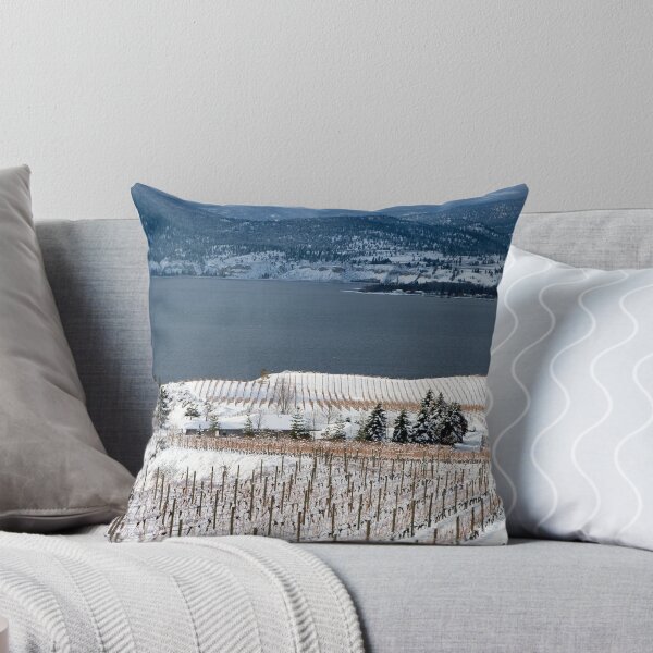 Item preview, Winter Snow Winery Vineyard Landscape Okanagan Valley designed and sold by Kevin Miller Photography.