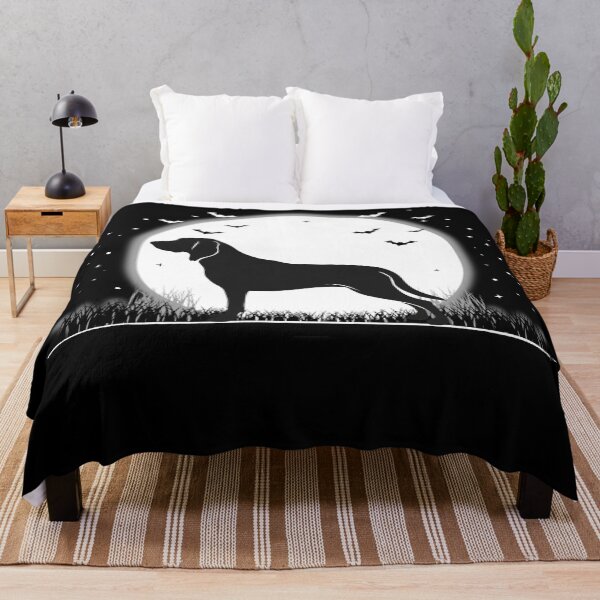Item preview, American Foxhound Dog – Halloween Moon Silhouette designed and sold by The Real Life Symphony.