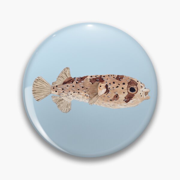 Item preview, BALLOONFISH Longspined Porcupinefish-(Diodon holocanthus) designed and sold by BEATRIZ ABAITUA.