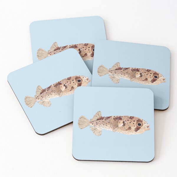 Item preview, BALLOONFISH Longspined Porcupinefish-(Diodon holocanthus) designed and sold by BEATRIZ ABAITUA.