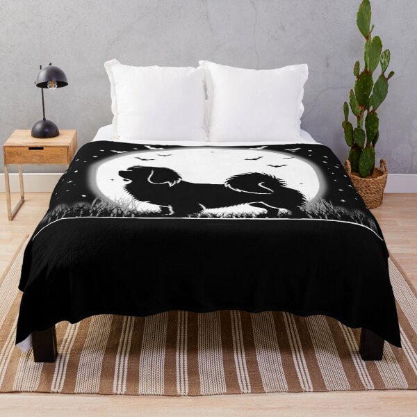 Item preview, Tibetan Spaniel Dog – Halloween Moon Silhouette designed and sold by The Real Life Symphony.