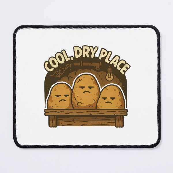 Item preview, Cool, Dry Place – Miserable Potatoes Cartoon Design designed and sold by Tater Tales.