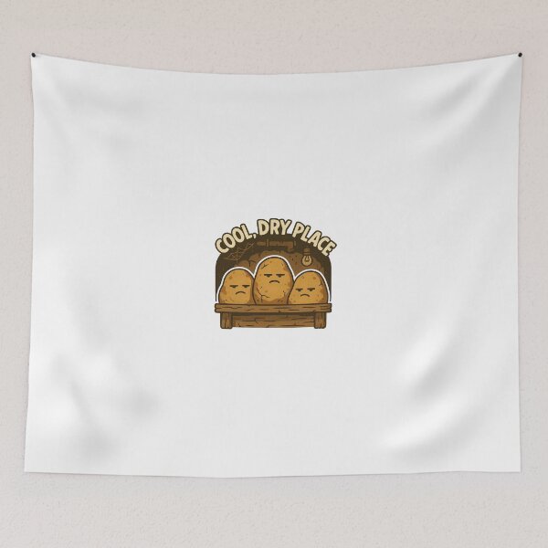 Item preview, Cool, Dry Place – Miserable Potatoes Cartoon Design designed and sold by Tater Tales.
