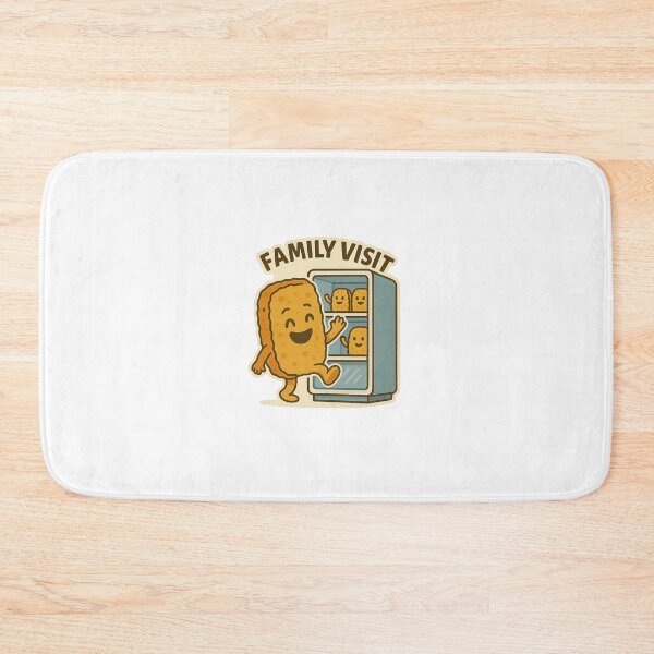 Item preview, Family Visit – Funny Hash Brown Freezer Cartoon designed and sold by Tater Tales.