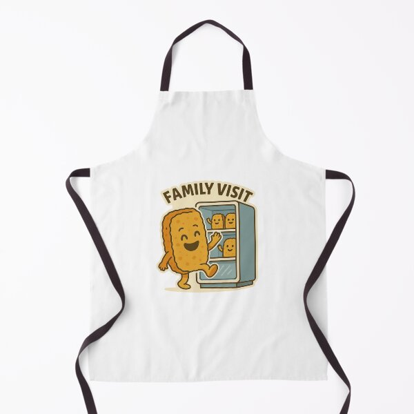 Item preview, Family Visit – Funny Hash Brown Freezer Cartoon designed and sold by Tater Tales.